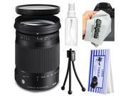 Sigma 18 300mm f 3.5 6.3 DC MACRO OS HSM Contemporary Lens with Sigma AML72 01 Close Up Lens for Sony A Mount