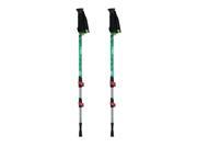 HealthPro MBC M361Q Professional Weather Resistant Duralumin Aluminum Trekking Pole Walking Stick Pair