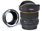 Oshiro 8mm f 3.5 LD UNC AL Wide Angle Fisheye Lens for Panasonic Lumix DMC G7 GM5 GH4 GM1 GX85 GX8 GX7 GF6 G6 GH3 GH1 GF1 G10 G2 GH2 GF2 and other