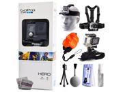 GoPro HERO Action Camera CHDHA 301 with Headstrap Chest Harness Mount Wrist Glove Strap Floaty Bobber Mini Tripod Cleaning Kit
