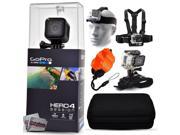 GoPro Hero 4 HERO4 Session CHDHS 101 with Headstrap Chest Harness Mount Floaty Strap Wrist Glove Strap Premium Case