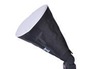 Opteka SBC 35 Universal Collapsible Circular Cone Studio Softbox for External Camera Flashes 200mm Front Screen