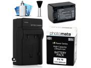 NP FV70 2600mAh Battery Charger for Sony HXR MC50 MC50E HDR XR550V FDR AX100 Video Camera Camcorder