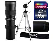 420mm 1600mm f8.3 HD Telephoto Lens Package for Nikon 1 AW1 J1 V1 V2 V3 J2 J3 J4
