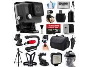 GoPro HERO Camera Camcorder CHDHC 101 with Professional Accessories Kit includes 64GB Card Case Tripod Head Chest Strap Home Travel Charger Opt