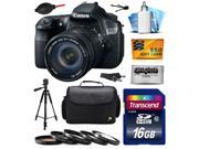 Canon EOS 60D 18 MP CMOS Digital SLR Camera with 18 135mm f 3.5 5.6 IS UD Lens includes 16GB Memory Large Case Tripod 5 Piece UV CPL FL ND4 10x Filters