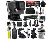 GoPro HERO Camera Camcorder CHDHC 101 with Must Have Accessory Kit includes 16GB Card Case Selfie Stick Car Wall Charger Head Chest Strap Stabilize