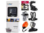 GoPro HERO Action Camera CHDHA 301 with 32GB Ultra Memory Suction Cup Mount Headstrap Chest Harness Hand Wrist Glove Floaty Strap