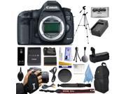 Canon 5D Mark III 22.3MP Full Frame CMOS Sensor Digital SLR Professional Camera Kit with Full HD 1080p Video Recording at 30 fps Backpack Charger Battery
