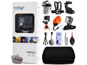 GoPro HERO Action Camera CHDHA 301 with Headstrap Chest Harness Suction Cup Handgrip Floaty Strap Wrist Hand Glove Premium Case Mini Tripod Dust