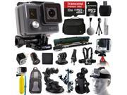 GoPro HD HERO Waterproof Action Camera Camcorder CHDHA 301 with 32GB MicroSD Large Case Selfie Stick Monopod Stabilizer Holder Chest Strap Car Charg