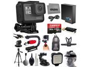 GoPro HERO5 Black Sports Action Camera with 64GB SD Card Reader Backpack Chest Harness Action Handle Tripod