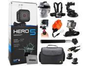 GoPro HERO5 Session CHDHS 501 with Headstrap Chest Harness Suction Cup Handgrip Floaty Strap Wrist Hand Glove Selfie Stick Large Padded Case HDM
