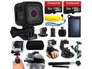 GoPro HERO5 Session HD Action Camera CHDHS 501 64GB Essetial Accessories Bundle includes Solar Charger Stabilizer Head Strap Car Mount Selfie Stick