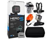GoPro HERO5 Session CHDHS 501 with Headstrap Chest Harness Mount Floaty Strap Wrist Glove Strap Premium Case