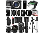 Sony Alpha a6300 Mirrorless Black Digital Camera with 16 500mm Zoom Lens Kit