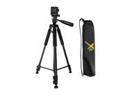 XIT 60 Full Size Tripod for DSLR Camera or Camcorder with Quick Release Case Black