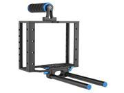 Opteka CXS 500 X Cage Pro with Handgrip and Rail System for all Digital SLR Cameras