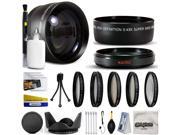 10 Piece Ultimate Lens Package For the Sony HDR-PJ650, PJ430 Includes .43x High Definition II Wide Angle Macro Fisheye Lens + 2.2x HD AF Telephoto Lens + Pro 5 10 Piece Ultimate Lens Package For the Sony HDR-PJ650, PJ430 Includes .43x High Definition II Wide Angle Macro Fisheye Lens + 2.2x HD AF Telephoto Lens + Pro 5
