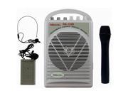 Hisonic HS122B HL Rechargeable Portable PA System with Dual Microphones White
