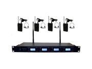 Hisonic HSU8900L 100 Channel Wireless Microphone System with Lapels Headsets