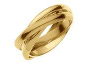 14K Gold Women s Contemporary Rolling Wedding Band 2.5mm