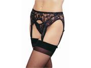 Lace Garter Belt With Thong