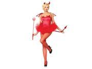Naughty Devil Bustier Holiday Party Costume Accessory