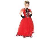 Child Red Queen Dress Costume Leg Avenue C48160