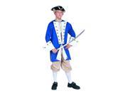 Adult Blue Colonial Captain Costume RG Costumes 80135