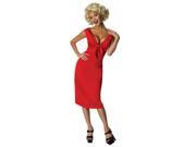 Marilyn Monroe Niagara Red Dress Adult Costume Sexy