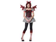 Girls Adorable Devil Tween Halloween Costume