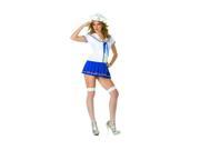 Fleet Dreams Wte Top With Royal Zip Wht Color With Red Blue Ribbon Trim Royal Skirt With Red White Trim White Sailor Cap