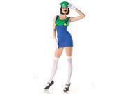 Sexy Miss Luigi 3pc Womens Costume