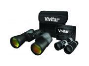 Vivitar Value Series 8x50 Binoculars w Bonus 4x30 Compact Binocular VIV VS 843