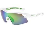 Bolle Bolle Vortex Sunglasses Green Edge Shiny White