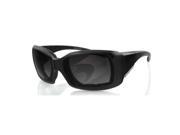 Bobster AVA Sunglasses Black Frame Smoked Polarized Lens