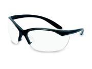 Howard Leight Vapor 2 Light Weight Protective Eyeglasses Black Frame Clear Len