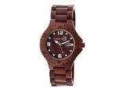 Earth Raywood Unisex Watch Red