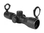 AimSports 4X30 Dual Ill. Rubber Armored Scope w Rings Black