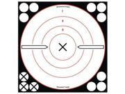 Birchwood Casey Shoot N C White Black 8 Inch Round Bullseye 6 Plus 72 Pasters