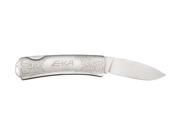 EKA Classic 5 Folding Knife 2.375in StainlessDrop Point Stainless Handle EKA1