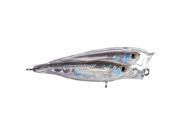 Koppers Live Target Glass Minnow Popper Lure 3 Silver Smoke 120892