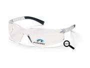 Pyramex Clear Reading Glasses Scratch Resistant Frameless S2510R25