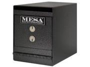 8 Inch Undercounter Safe with Depository Slot in Black Finish