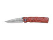 MCUSTA Classic Wood Damascus Take Knife 3.75in. Closed MCU75D