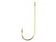 Eagle Claw Aberdeen Hook Non Offset Ringed Eye Light Wire Gold 100 Box Hooks 202