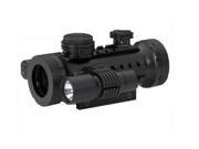 BSA Optics Stealth Tactical Illuminated 1x30 Red Green Blue Dot Sight w Laser