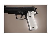 Hogue SIG Sauer P226 Checkered Aluminum Brushed Gloss Clear Anodized