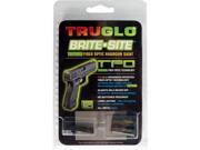TruGlo Tritium Fiber Optic TFO Hand Gun Sights Green Front and Yellow Rear